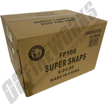Wholesale Fireworks Super Snaps Case 6/24/20