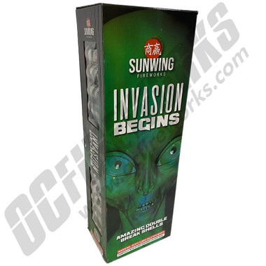 Invasion Begins 6" Double Break Canister Shells 24ct