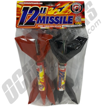 12 Inch Missile 4pk