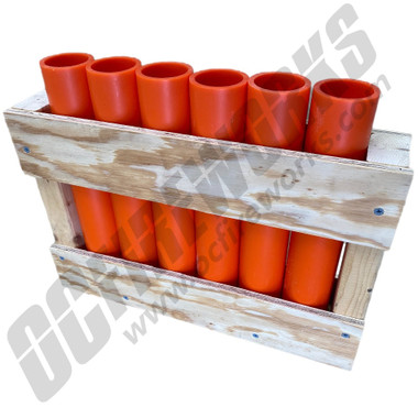 High quality HDPE fireworks mortar tubes built in the USA.