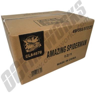 Wholesale Fireworks Amazing Spiderman Case 12/1