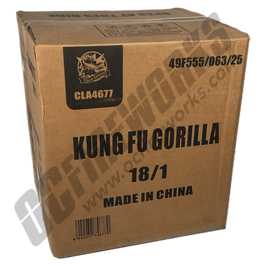 Wholesale Fireworks Kung Fu Gorilla Case 18/1