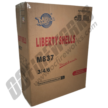 Wholesale Fireworks 6'' Liberty Shells Case 3/4/6