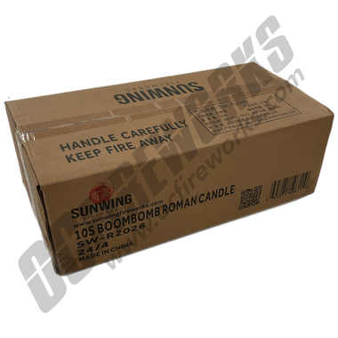 Wholesale Fireworks Boombomb 10 Ball Roman Candle Case 24/4