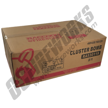 Wholesale Fireworks Cluster Bomb Case 2/1