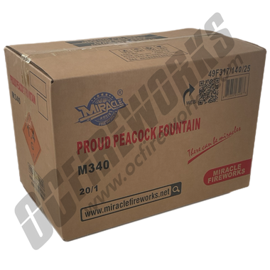 Wholesale Fireworks Proud Peacock Fountain Case 20/1