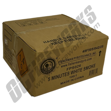 Wholesale Fireworks 5 Minute White Smoke Case 100/1