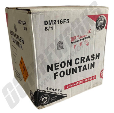 Wholesale Fireworks Neon Crash Fountain Case 8/1