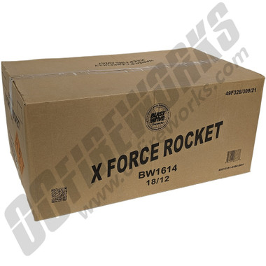 Wholesale Fireworks X-Force Rocket Case 18/12/1