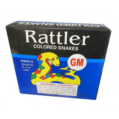 Classic Rattler Colored Snakes Display Box 48/6