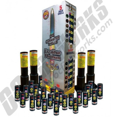 Buy Excalibur Platinum the biggest shells on the market sold only at OCFireworks.com