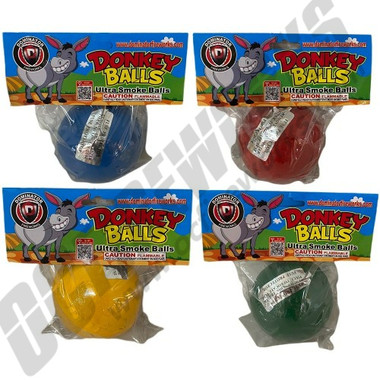 Donkey Balls Ultra 4" Smoke Ball Assorted Colors