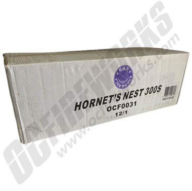 Wholesale Fireworks Hornets Nest 300 Shots Saturn Missile Case 12/1