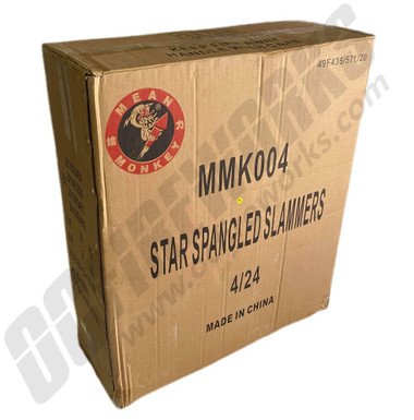 Wholesale Fireworks Star Spangled Slammers 5" Super Shells Case 4/24