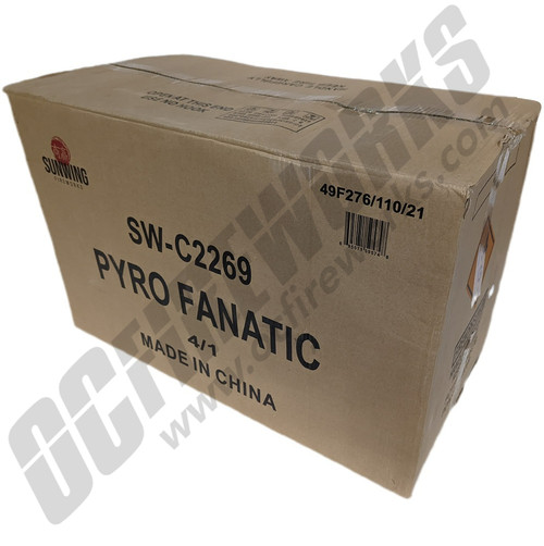 Wholesale Fireworks Pyro Fanatic 24s Case 4/1