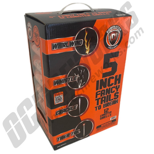 5 Inch Fancy Tail Canister Shells 12pk