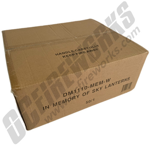 Wholesale Fireworks In Memory Memorial Sky Lantern Case 50/1 Wholesale Fireworks In Memory Memorial Sky Lantern Case 50/1