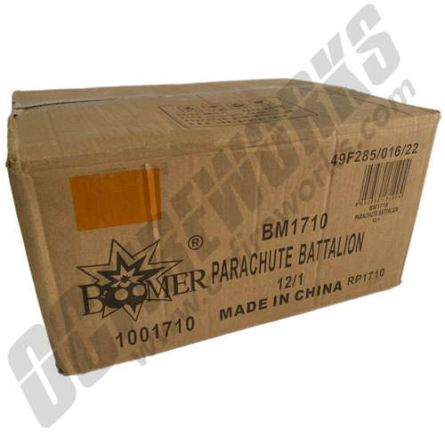 Wholesale Fireworks Parachute Battalion 7 Shots Case 12/1 Wholesale Fireworks Parachute Battalion 7 Shots Case 12/1