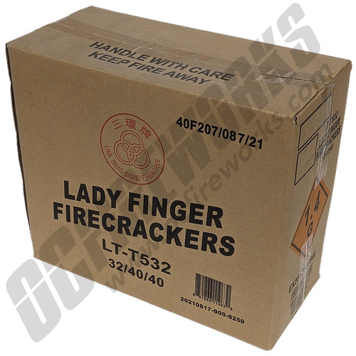 Wholesale Fireworks Lady Finger Firecrackers Case 32/40/40 Wholesale Fireworks Lady Finger Firecrackers Case 32/40/40