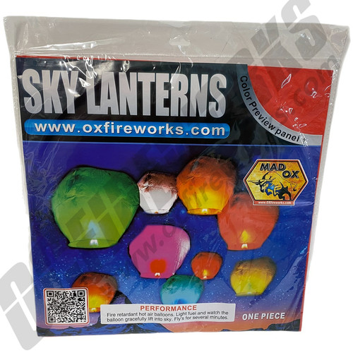 Buy Fireworks Online | American Flag Sky Lantern | OCFireworks