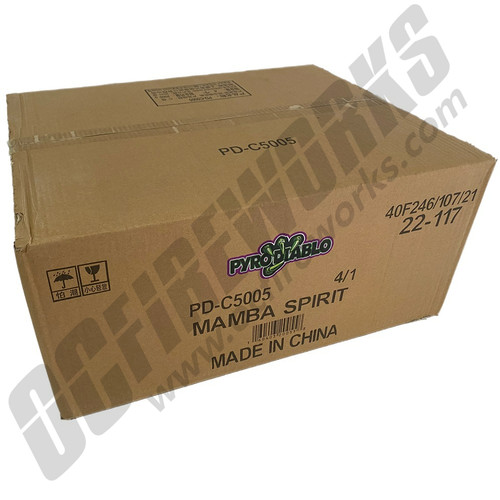 Wholesale Fireworks Mamba Spirit Case 4/1 Wholesale Fireworks Mamba Spirit Case 4/1