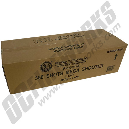Wholesale Fireworks Mega Shooter 360 Shots Roman Candle Case 12/1 Wholesale Fireworks Mega Shooter 360 Shots Roman Candle Case 12/1