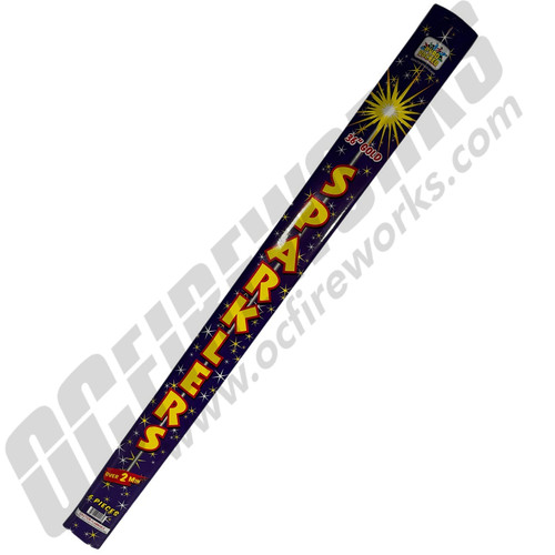 36 Inch Golden Electric Wire Sparklers 6pk 36 Inch Golden Electric Wire Sparklers 6pk