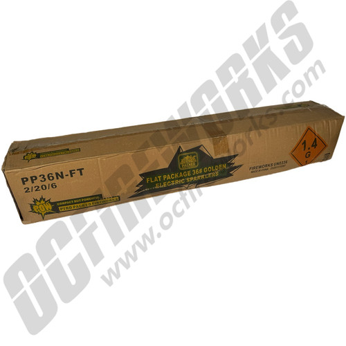 Wholesale Fireworks 36 Inch Golden Electric Wire Sparklers Case 2/20/6