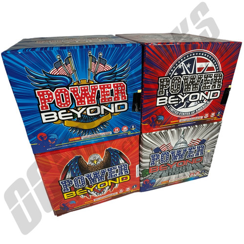 Power Beyond 4pk 96 Shot 500 Gram Assortment Power Beyond 4pk 96 Shot 500 Gram Assortment