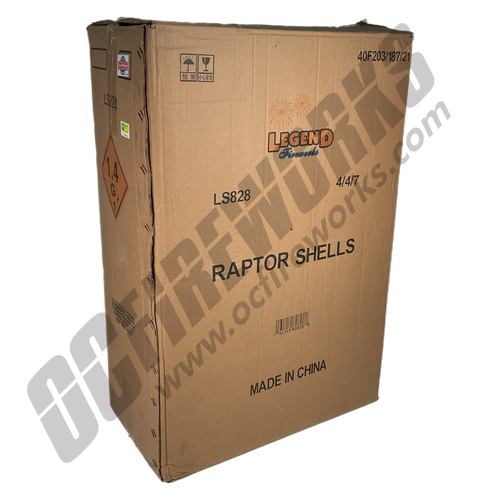 Wholesale Fireworks Raptor Artillery Shells Case 4/28