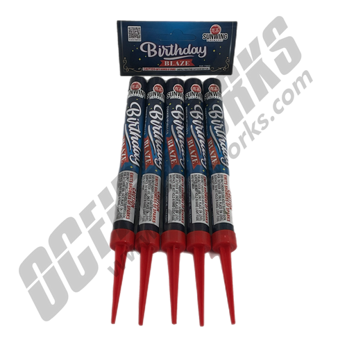 Birthday Blaze Candle