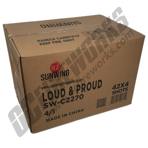 Wholesale Fireworks Loud and Proud Case 4/1