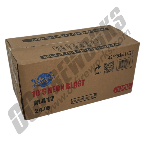 Wholesale Fireworks Neon Blast Case 24/6