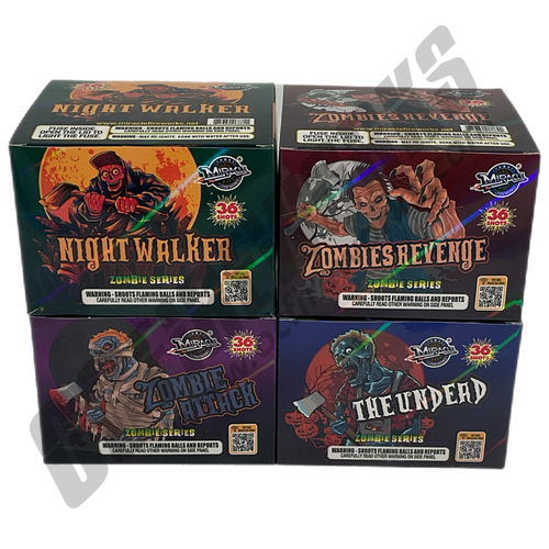 Zombie Series 200 Gram 4 Pack Assortment