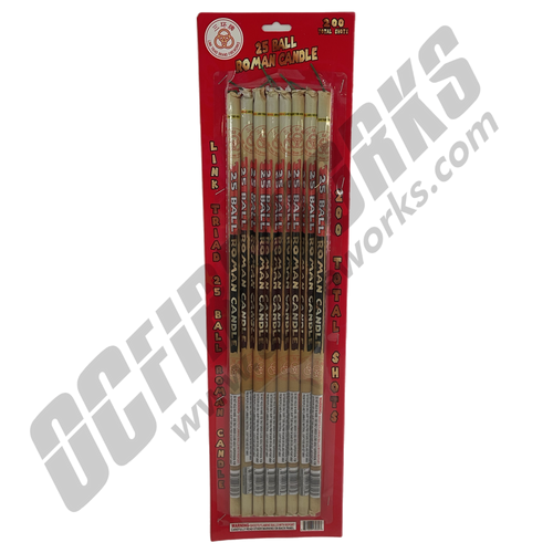 25 Ball Roman Candle 8pk