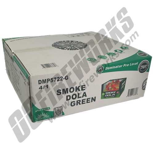 Wholesale Fireworks Smoke Dola Green Case 4/1