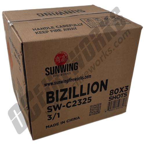 Wholesale Fireworks Bizillion Case 3/1