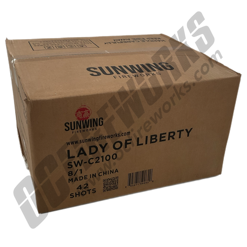 Wholesale Fireworks Lady of Liberty Case 8/1