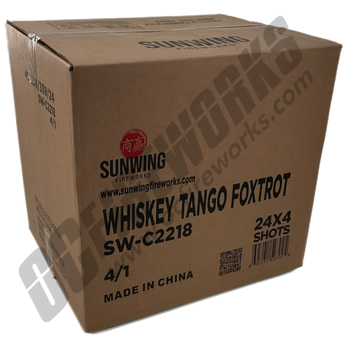 Wholesale Fireworks WTF Whiskey Tango Foxtrot Case 4/1