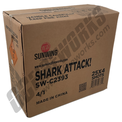 Wholesale Fireworks Shark Attack Case 4/1