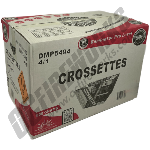 Wholesale Fireworks Dominator Pro Level Crossettes Case 4/1