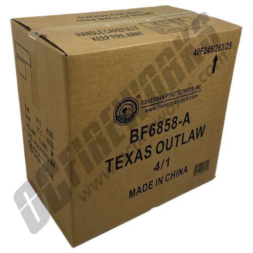 Wholesale Fireworks Texas Outlaw Case 4/1