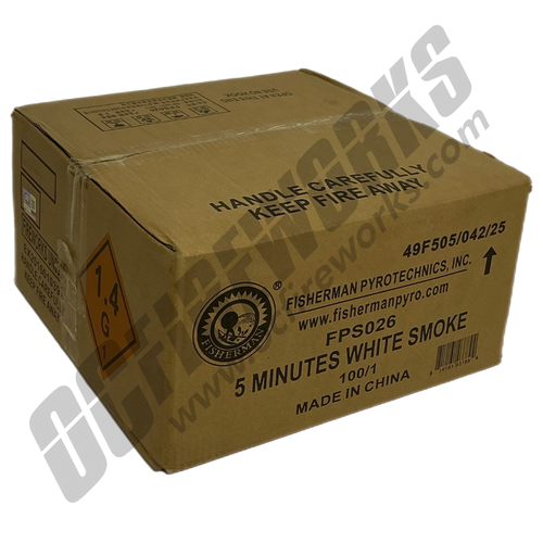 Wholesale Fireworks 5 Minute White Smoke Case 100/1