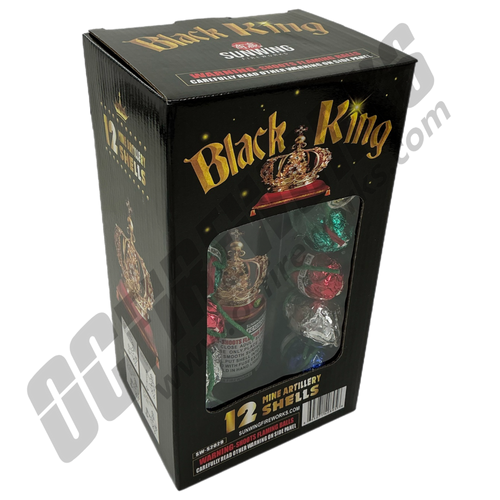 Black King Artillery Shell 12 Pack