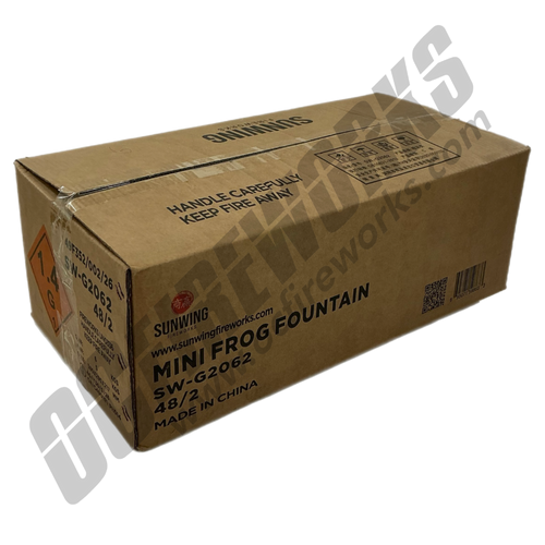 Wholesale Fireworks Mini Frog Fountain Case 48/2