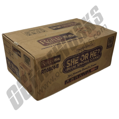 Wholesale Fireworks She or He? Blue Smoke Case 8/1