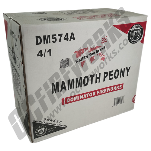 Wholesale Fireworks Mammoth Peony Case 4/1