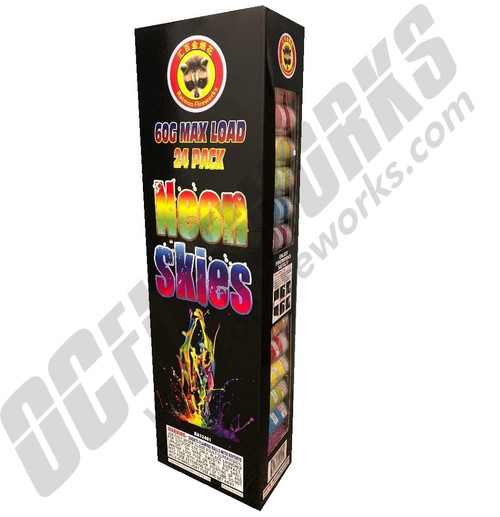 Neon Skies XL Canister Shells 24ct Kit Neon Skies XL Canister Shells 24ct Kit
