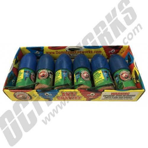 Buy Fireworks Online | Anti Gravity Ground Spinners 6pk | OCFireworks