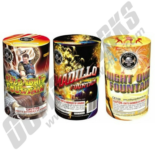 Cutting Edge Fountain Assortment 3pk